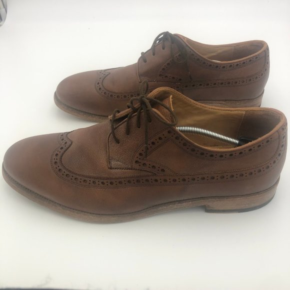 Jump New York Handmade Vero Cuoio Wingtip Oxford, Men\'s Size 13/EUR 46